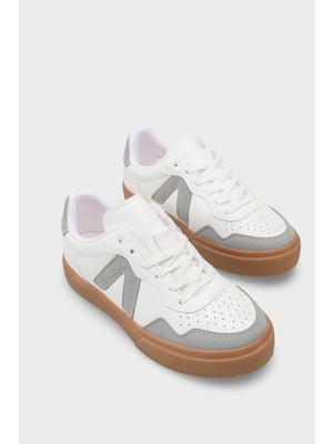 Capone Outfitters Lianna V Detaylı Bağcıklı Günlük Spor Kadın Sneaker Ayakkabı