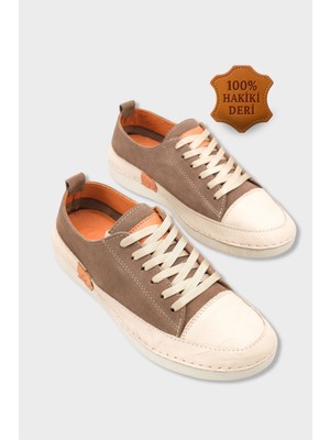 Capone Outfitters Susette Hakiki Deri Soft Konfor Kadın Sneaker Spor Ayakkabı