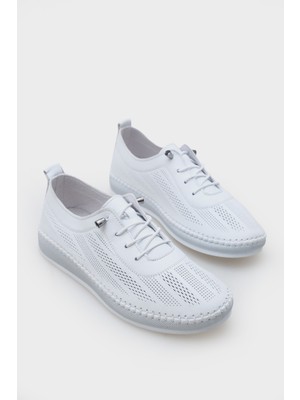 Capone Outfitters Torrie Hakiki Deri Soft Konfor Tabanlı Kadın Sneaker