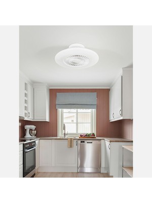 Empressco Dlc Nord LED Beyaz Kumandalı 60 cm Tavan Vantilatörü