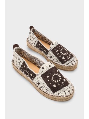 Capone Outfitters Vera Örgü Kadın Espadril