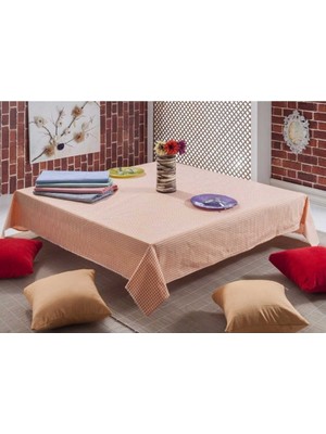 Mira Home Gözde 170X170 Cm. Zefir Desen Üçlü Sofra Bezi / Masa Örtüsü