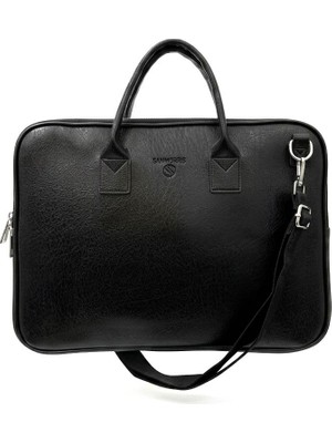 Sanmorris ÖZER-1446 Omuz Askılı Unisex Suni Deri Laptop ve Evrak Çantası