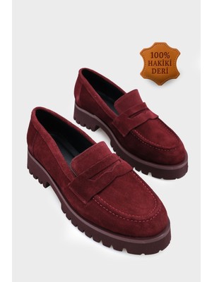 Capone Outfitters Tisha Mantar Tabanlı Hakiki Deri Kadın Loafer