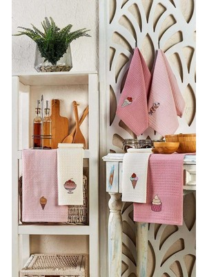 Mira Home 6 Parça Mutfak Kurulama Bezi 30 x 50 cm Ice Cream