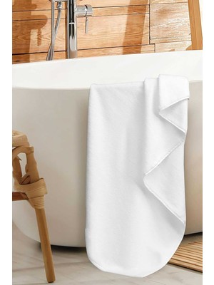 Mira Home Luxury Hotel 90X150 cm %100 Pamuk Banyo Havlusu  Gramajlı Beyaz