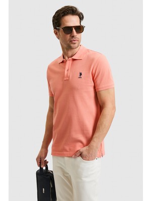 U.s. Polo Assn. Erkek Mercan Tişört Basic 50322304-VR204