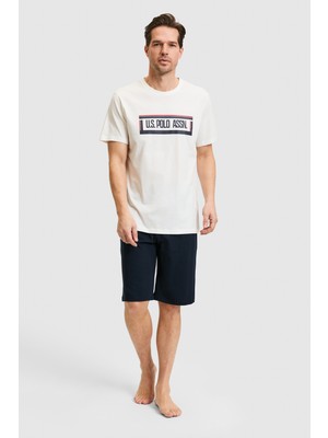 U.s. Polo Assn. Erkek Beyaz Pijama Takım 50326133-VR013