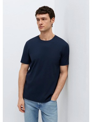 Mavi Lacivert Basic Tişört 0613437-70490
