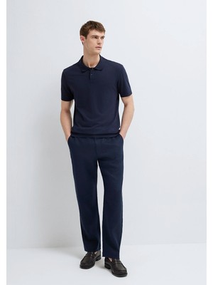 Mavi Lacivert Keten Pantolon 0010595-86623