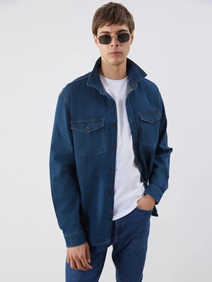 Lc Waikiki Yeni Sezon Regular Fit Uzun Kollu Erkek Jean Gömlek