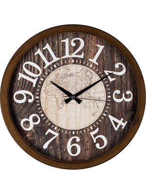 Efe Kahve Modern Duvar Saati 706-3
