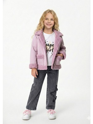 Alvera Collection 445507 Kuzu Montlu Kız Takım 2y,3y,4y,5y Kız