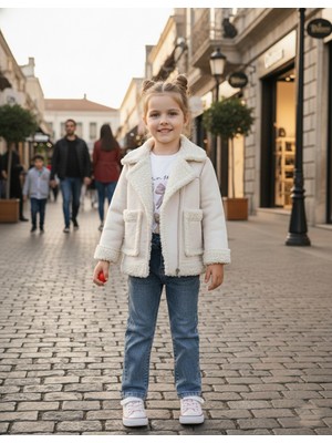 Alvera Collection 445507 Kuzu Montlu Kız Takım 2y,3y,4y,5y