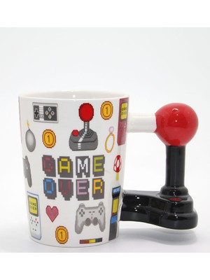Vintessy Porselen Game Over Kupa Bardak Model 4