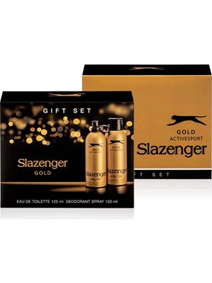 Slazenger Activesport Gold Edt Erkek Parfüm 125 ml + Deodorant Sprey 150 ml