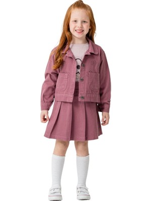 Alvera Collection 446404 Papatya Gabardin Etek Tk 3y,5y,4y,6y Kız