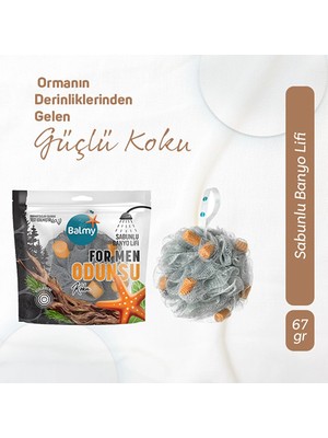 5 Adet Balmy For Men Woody Sabunlu Banyo Lifi