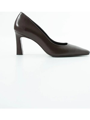 Dericia Shoes Elegance Hakiki Deri Kadın Topuklu Ayakkabı