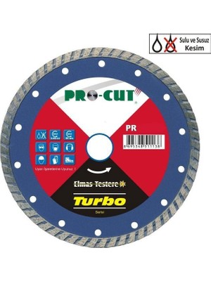 Delixa Procut Ab 180 mm Turbo Kanallı Elmas Testere