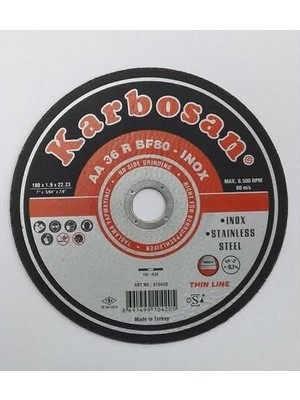 Delixa Karbosan Thinline Inox Kesici 180X1,9X22,23 mm