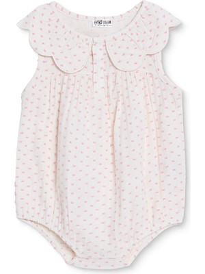Hellobaby Kız Bebek Body Çıtçıtlı Bisiklet Yaka Atlet