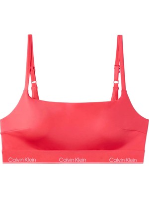 Calvin Klein Pembe Kadın Bikini Üst Square Neck Bralette