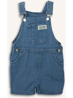 DeFacto Erkek Bebek Çizgili Jean Tulum H5357A526HS