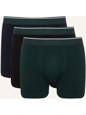 DeFacto Regular Fit 3'lü Boxer H3644AX26SP