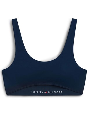 Tommy Hilfiger Lacivert Kadın Bikini Üst Cut Out Bralette