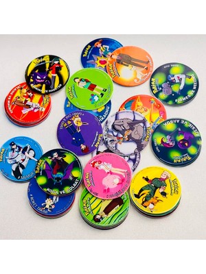 taso8090 Pokemon Aksesuar Seti 19 Adet Salon Liderleri Koleksiyonu Özel Tasarım Renkli