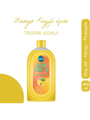 4 Adet Balmy Duş Jeli Mango Ananas 450 ml