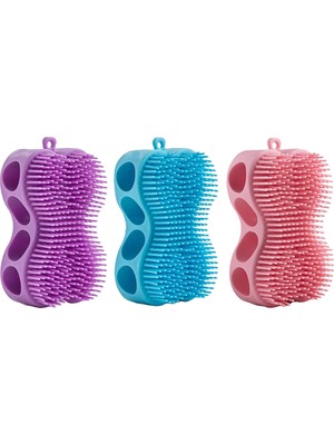 5 Adet The Bath Bunny Silikon Vücut Temizleme Fırçası (Asortili)