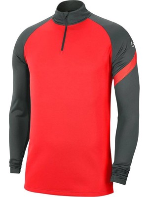 Nike Yarım Fermuarlı Erkek Nar Çiçeği Sweatshirt M Nk Dry Acdpr Dril Top Konforlu Tasarım