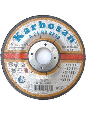 Delixa Karbosan Metal Taşlama Diski 115X6,4X22,23