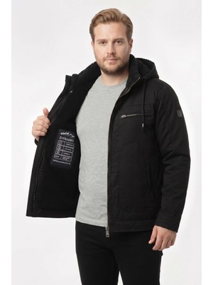 Dynamo Erkek Siyah Gabardin Su Geçirmez Kaban 2565