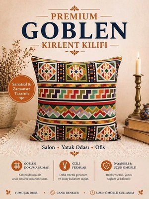 Goblen Kilim Model Kırlent Kılıf