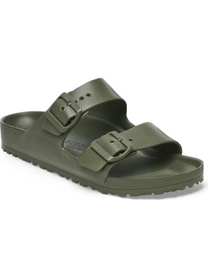 Birkenstock Arizona Eva Çift Bantlı Haki Yeşil Erkek Terlik 1019094