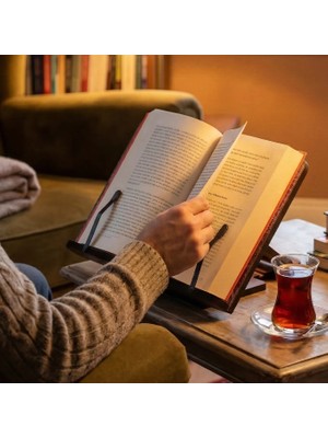 İsfahanTA Kitap Okuma Standı Masaüstü Ahşap Rahle