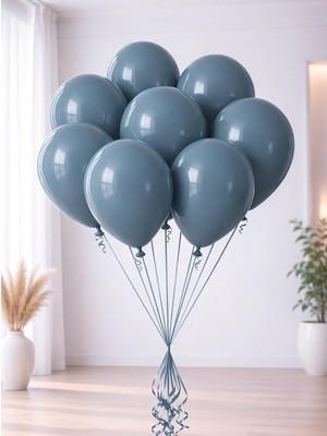 Denim retro Kalisan Balon Parti Balonu 12 Inc 100'LÜ