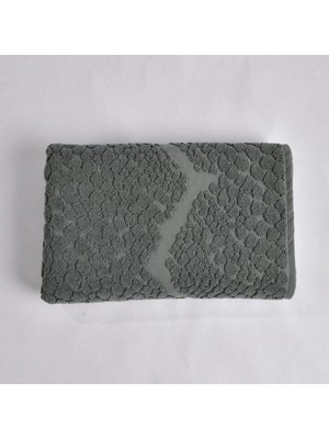 Qua Home Velune Pamuk Banyo Havlusu Antrasit 90X150 cm