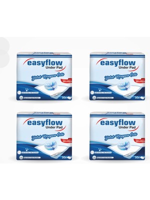 Easyflow Yatak Koruyucu 60CM x 90CM 30'lu Paket x 4 Paket (120 Adet)