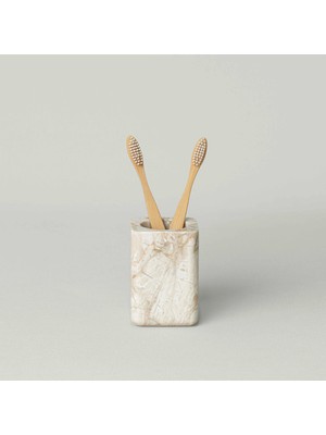 Linens Alora Diş Fırçalık 6,8X6,8X10 cm