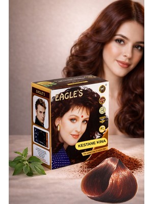 Eagle's Eagles Kestane Hint Kınası 6'lı Paket Orjinal Bandrollü Ürün