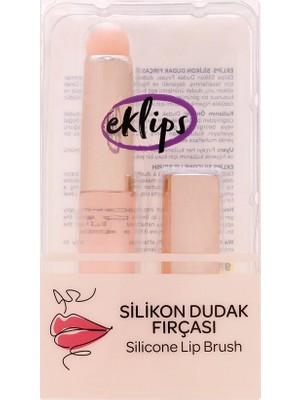 3 Adet Eklips Silikon Dudak Fırçası