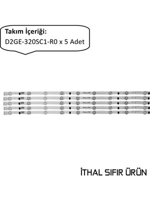 Weko Samsung Uyumlu UE32F5070SSXTK. UE32F5070. UE32F5570 LED Bar Panel LED