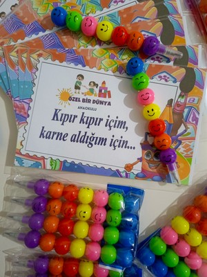 15 Adet Ara Tatil Hediyesi Yumurtlayan Emoji Kalem