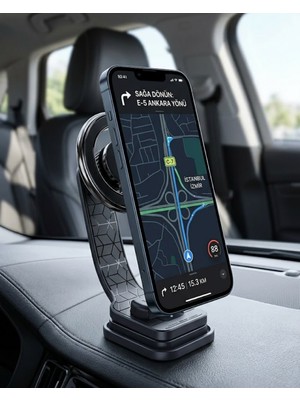 Renklime Manyetik Araç Telefon Standı Katlanabilir Telefon Tutucu