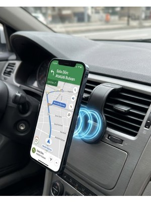 Renklime Araç Içi Manyetik Telefon Tutucu Alüminyum Gövdeli Navigasyon Standı