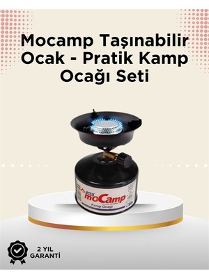 Renklime Dayanıklı, Paslanmaz ve Yüksek Isı Dayanımlı Kamp Ocağı – Uzun Süreli Kullanım Için